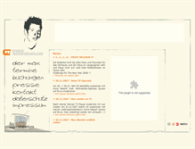 Tablet Screenshot of max-schradin.de